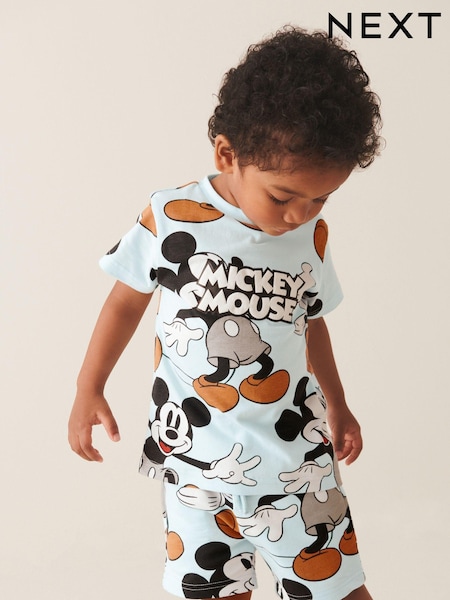 Blue Mickey Short Sleeves T-Shirt and Shorts Set (3mths-8yrs) (419077) | € 9 - € 11