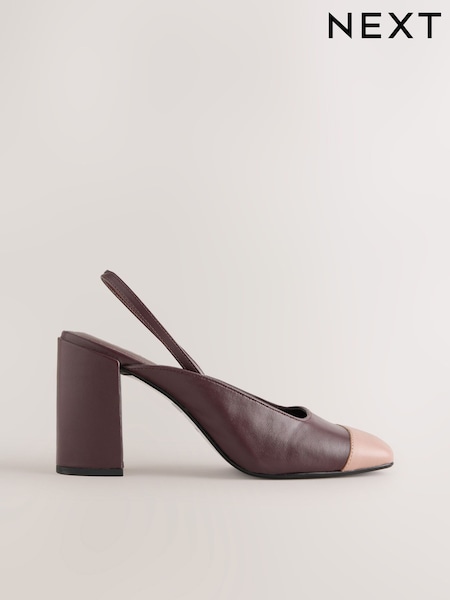 Rouge baie - Forever Comfort® Slingback Block Heels