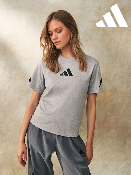 adidas Grey Z.N.E 100% Cotton T-Shirt (419719) | €20