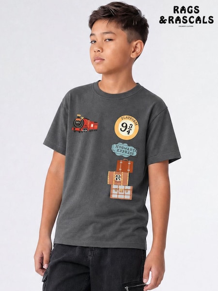 Черный - Rags & Rascals Harry Potter Hogwarts Express T-shirt
