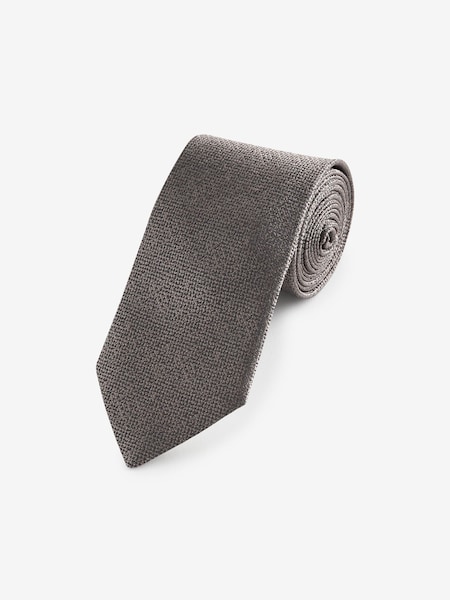 Neutral Bronze Brown Signature Made In Italy Tie (420413) | €18.50