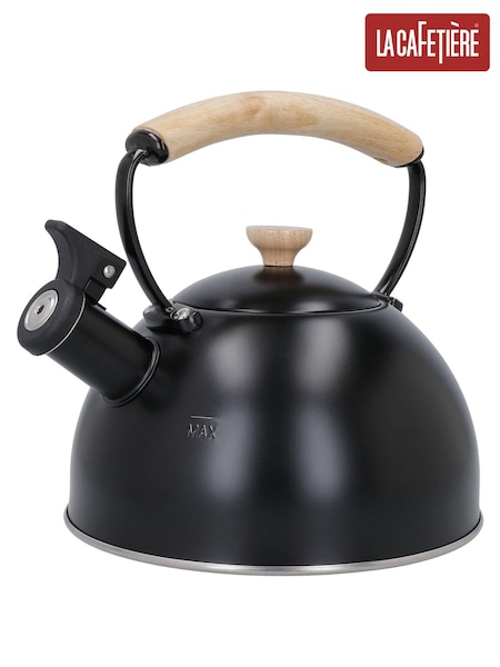 La Cafetiere Black 16L Whistling Kettle (420501) | ₪251