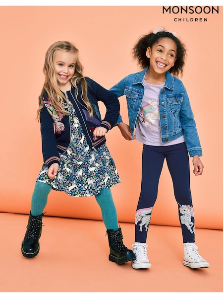 Monsoon Unicorn Rainbow Leggings (420674) | AED57 - AED71