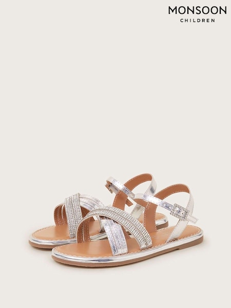 Monsoon Diamanté Cross-Over Sandals (420805) | 93 LEI - 100 LEI