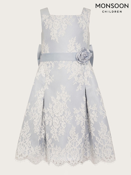 Monsoon Blue Pale Valeria Lace Dress (420937) | € 35 - € 41