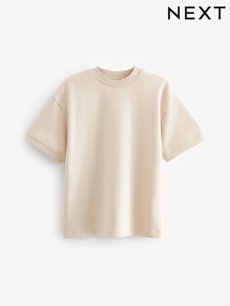 Natural Relaxed Fit Heavyweight T-Shirt (3-16yrs) (421170) | €6 - €11