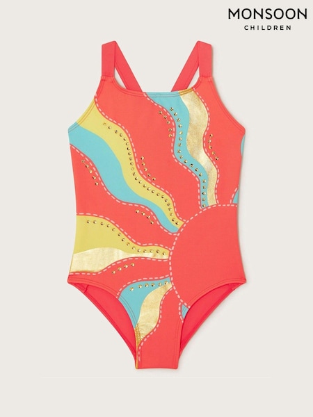 Monsoon Orange Sunshine Sequin Swimsuit (421269) | €24 - €29