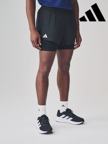 adidas Black Adizero Essential Running Shorts (421281) | R$ 245