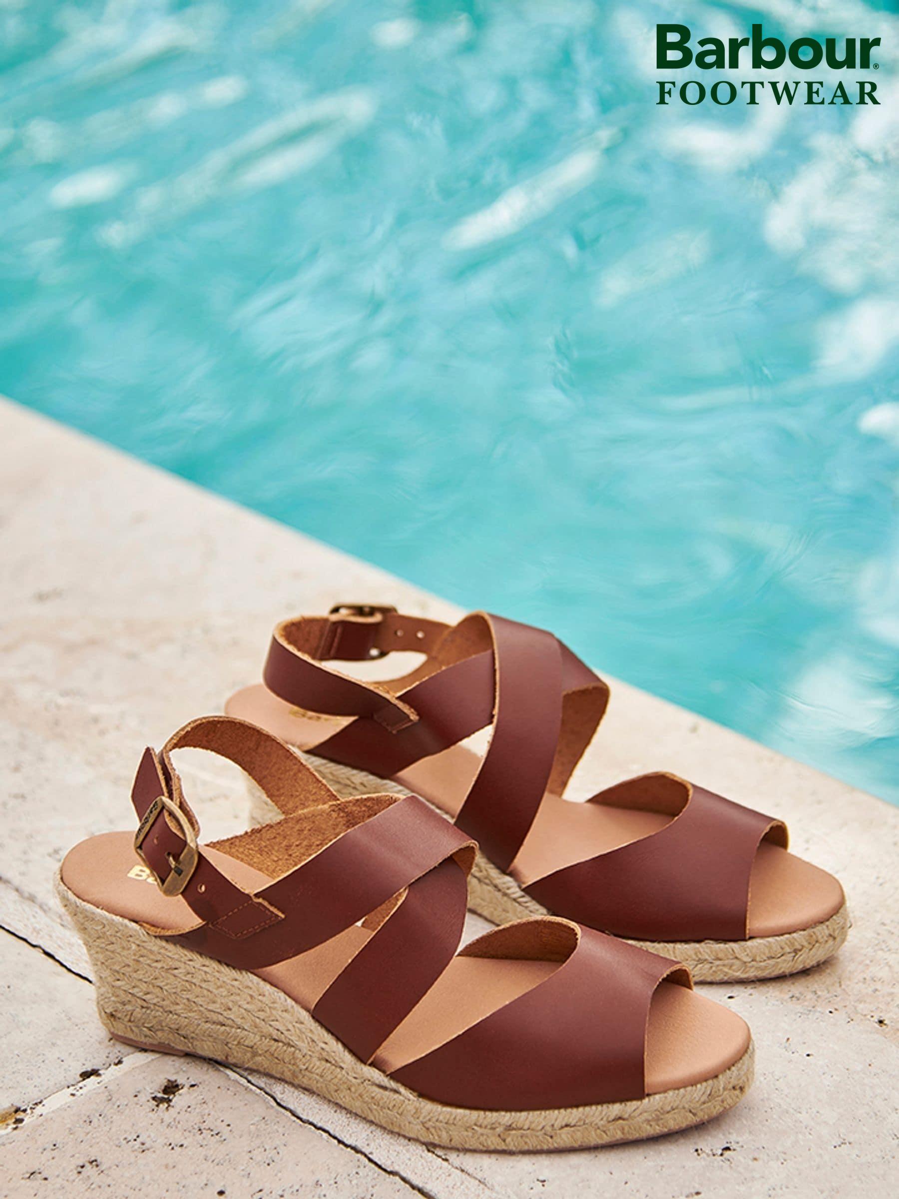 Women s Sandals Barbour Brown Holiday Footwear Next Germany