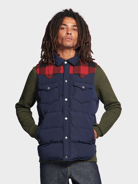 Penfield Blue Mens Rockford Primaloft Body Warmer Gilet (421846) | €99