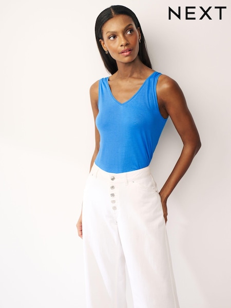 Blue Slouch Vest (422965) | 18 QAR