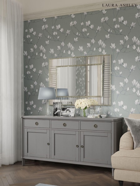 Laura Ashley Pale Charcoal Henshaw Three Doors Three Drawers Sideboard (423354) | €1,512