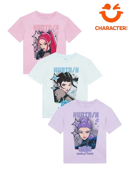 Roz - Character Kpop Demon Hunters Glitter T-shirt 3 Pack