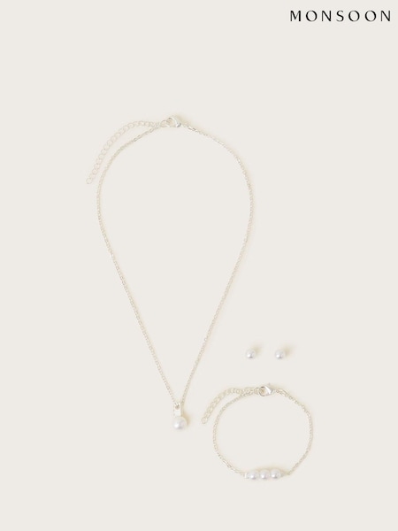 Monsoon Bridesmaid Pearl Jewellery Set (423744) | 11 €