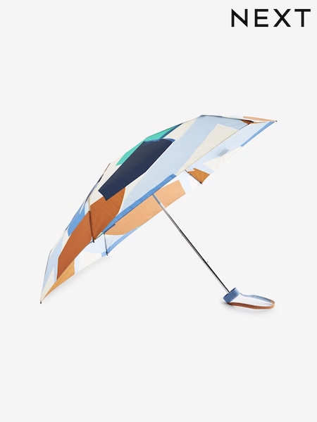 Albastru/ecru - Compact Umbrella (424024) | 53 LEI
