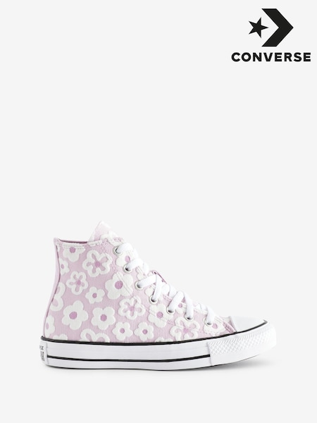 Converse Youth Floral Textured Chuck Taylor All Star Trainers (424240) | ‏13 ر.ع.‏