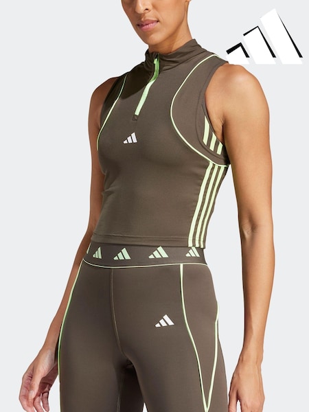 adidas Green Hyperglam Colour Pop Training Tank Top (424621) | €13.50