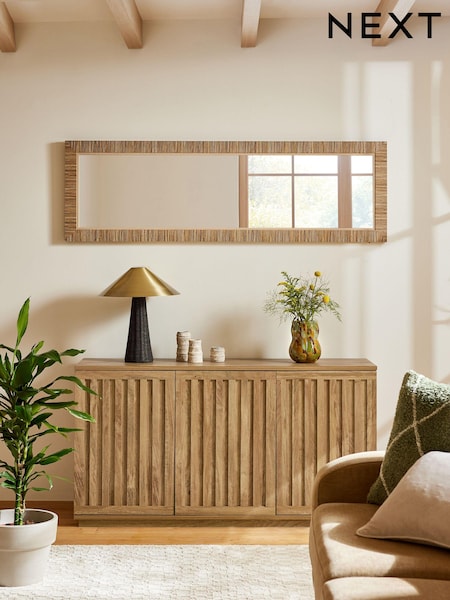 Natural 1 Slatted Large Sideboard (425177) | €430