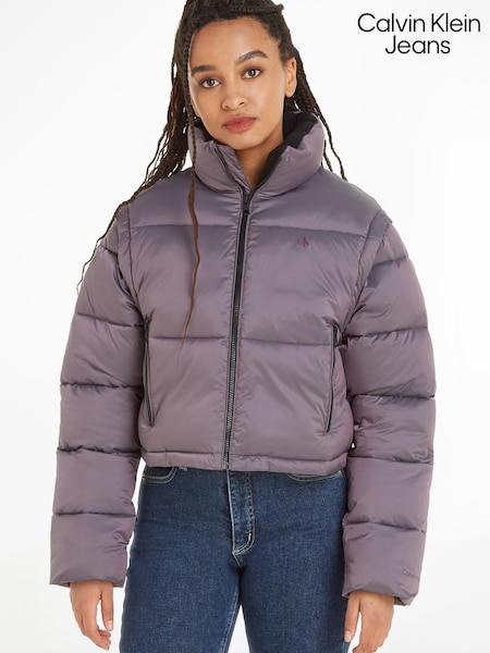 Calvin Klein Jeans Purple 2 In 1 Short Puffer Coat (425376) | €95
