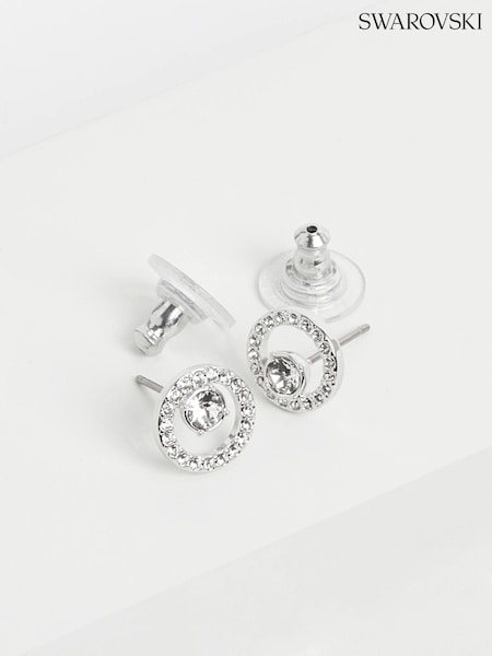 Swarovski Silver Creativity Circle Pierced Earrings (425947) | €46