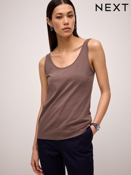Brown Thick Strap Vest (426056) | €9