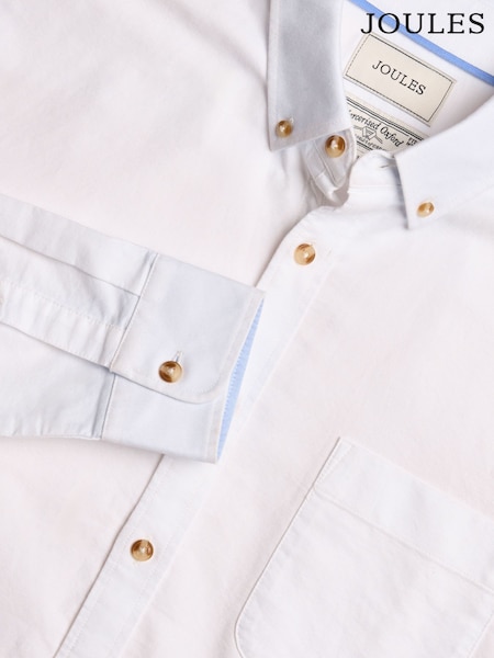 Joules Oxford White Long Sleeve Classic Fit Shirt (426393) | €59