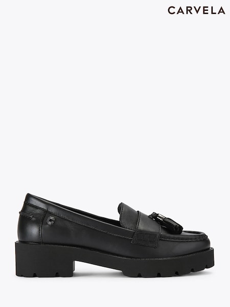 Black - Carvela Snap Chunky Tassel Loafers
