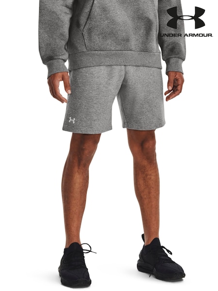Under Armour Grey/White Rival Fleece Shorts (426810) | €52