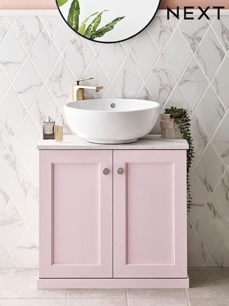 Pink Farnley Panelled Under Sink Under Sink Unit Storage Unit (427474) | €179