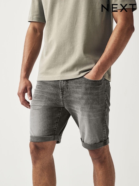 Grau - Stretch Denim Shorts (427515) | 6 €