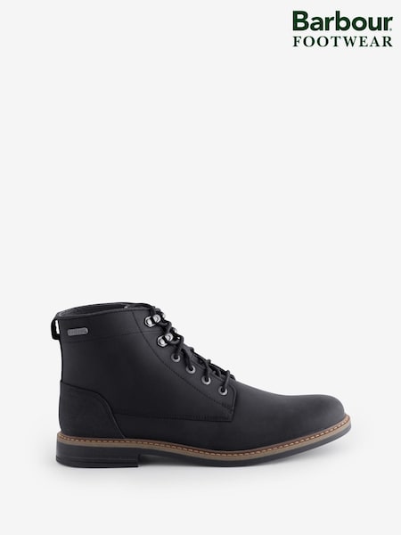 Barbour® Black Deckham Lace-Up Derby Boots (427551) | €121