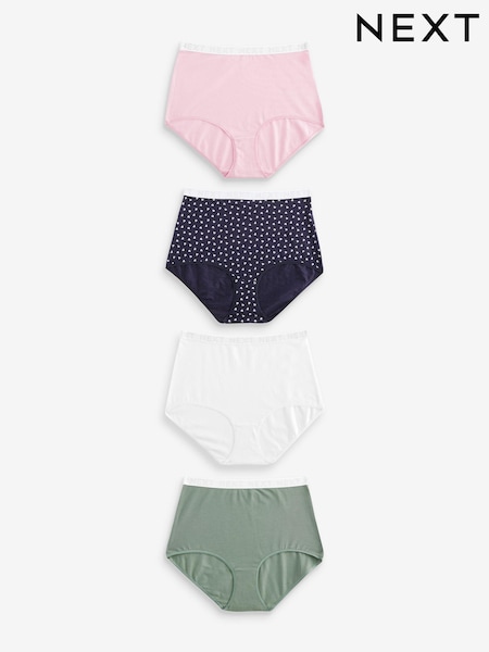 Сердце с блестками принт/Гладкий - Logo Knickers 4 Pack (427847) | €20