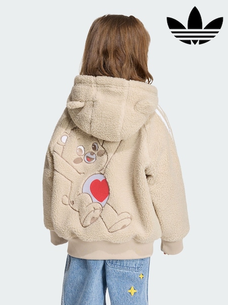 Cream - Adidas Originals Care Bears Teddy Fleece Hoodie