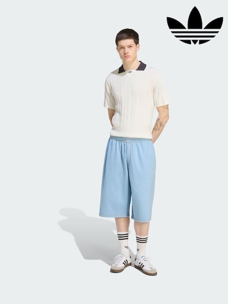 White - Regular Adidas Originals Cable Knit Football Jersey
