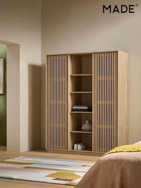 MADE.COM Oak Tulma Triple Wardrobe (428158) | €946