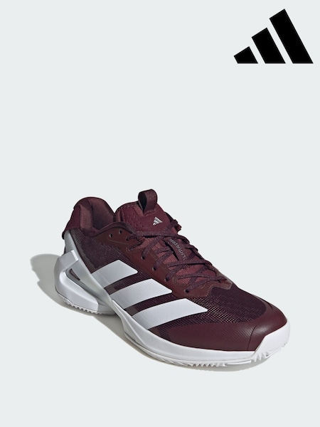 Red - Regular Adidas Adizero Ubersonic 5 Clay Tennis Shoes