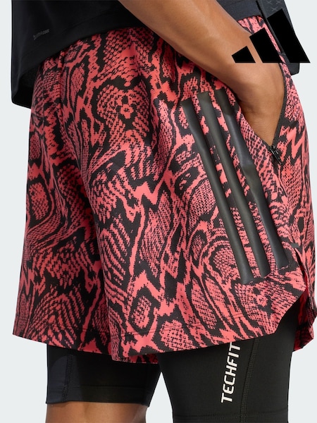Pink - Regular Adidas D4t Primelift Aop Shorts