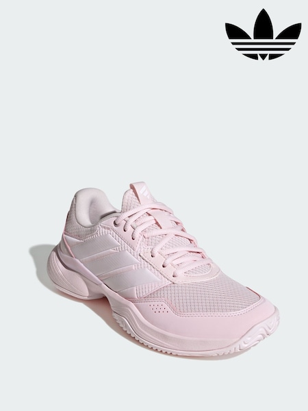 Pink - Adidas Gamecourt 3 All Court Tennis Shoes