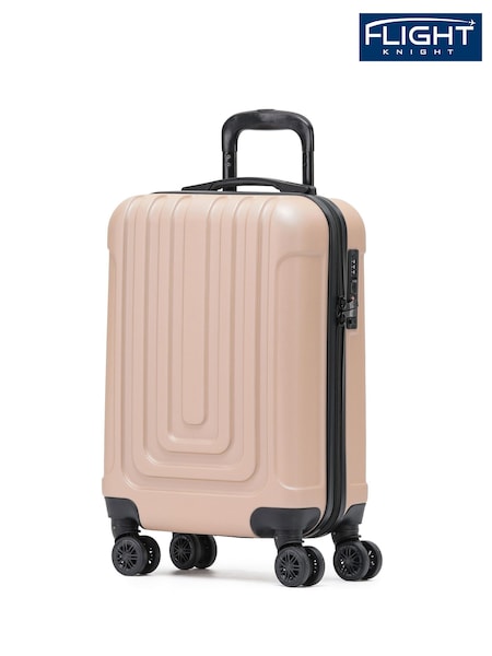 Šampanjec - Flight Knight 55x35x20cm 8 Wheel ABS Hard Case Cabin Carry On Hand Luggage (428775) | € 66