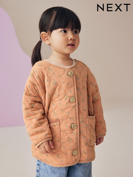 بني - Quilted Jacket (3mths-7yrs) (428916) | ‏56 د.إ.‏ - ‏ 63‏ د.إ.