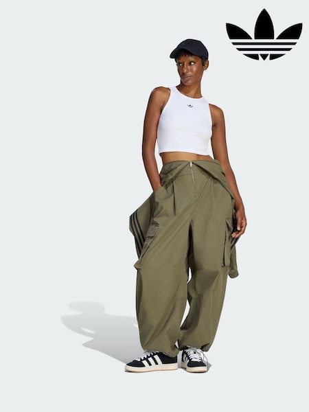 Green - Adidas Originals Loose Jumpsuit