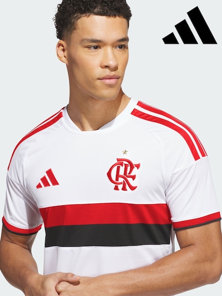 White - Regular Adidas Cr Flamengo 26 Away Jersey