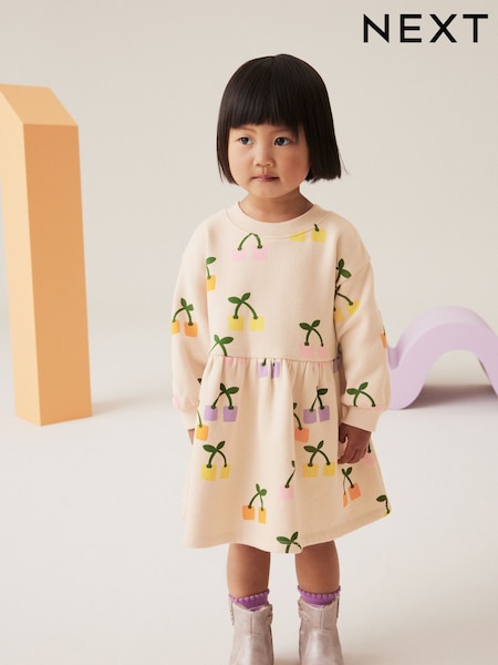 Multi Long Sleeve Jumper Dress (3mths-7yrs) (429648) | AED35 - AED42