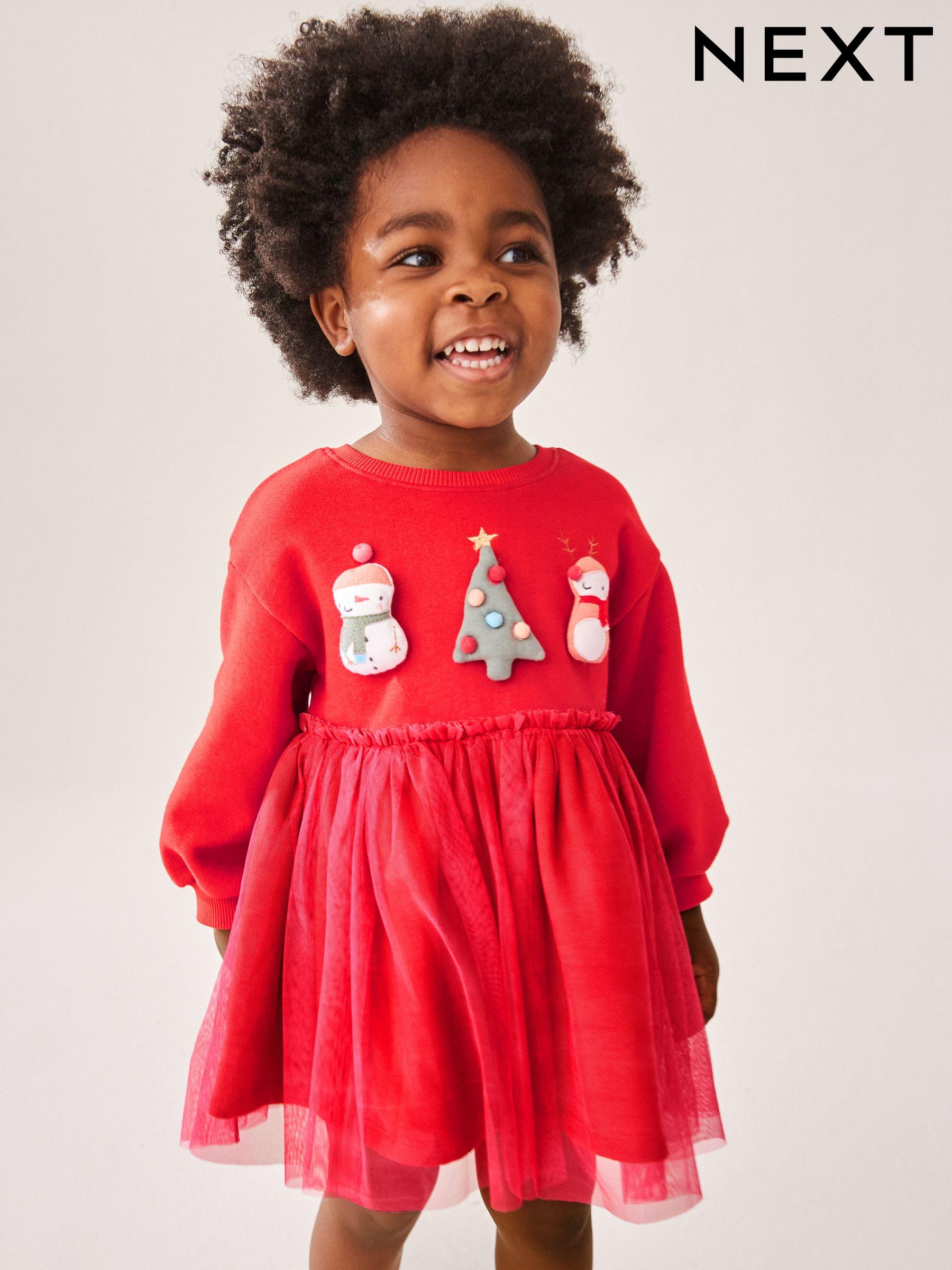 Xmas dress for little girl on sale