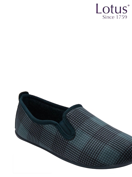 Lotus Check-print Full Slippers (429939) | €71