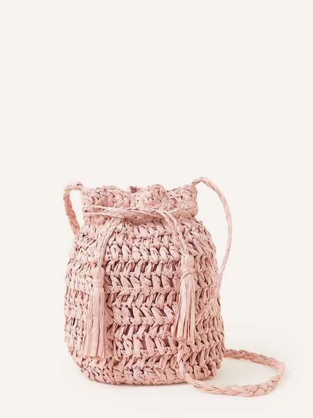 Accessorize Pink Raffia Duffle Bag (430316) | 23 €