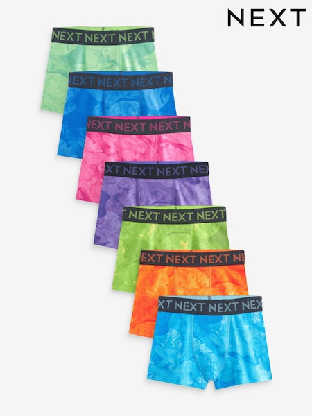הדפס שיש צבעוני - Trunks 7 Pack (3-16yrs) (430395) | ‏80‏₪ - ‏101‏ ₪