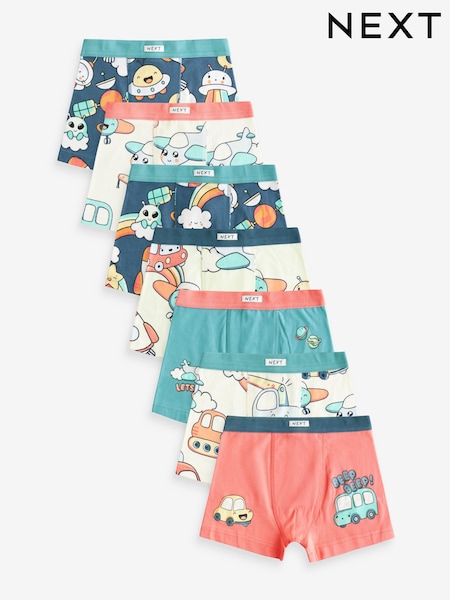 Fun Transport - Soft Waistband Trunks 7 Pack (1.5-10yrs) (430452) | 27 € - 28 €