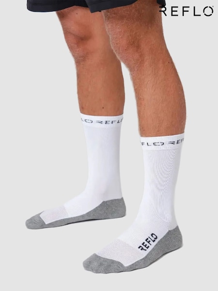 White - Regular Reflo Lanao Crew Socks