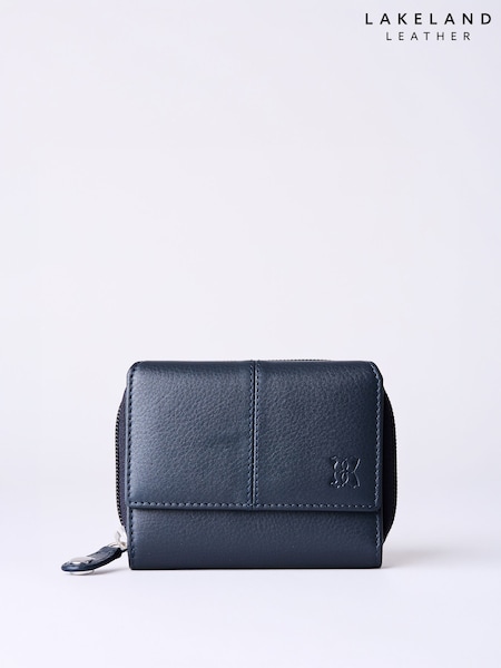 블루 - Lakeland Leather Colby Small 지갑